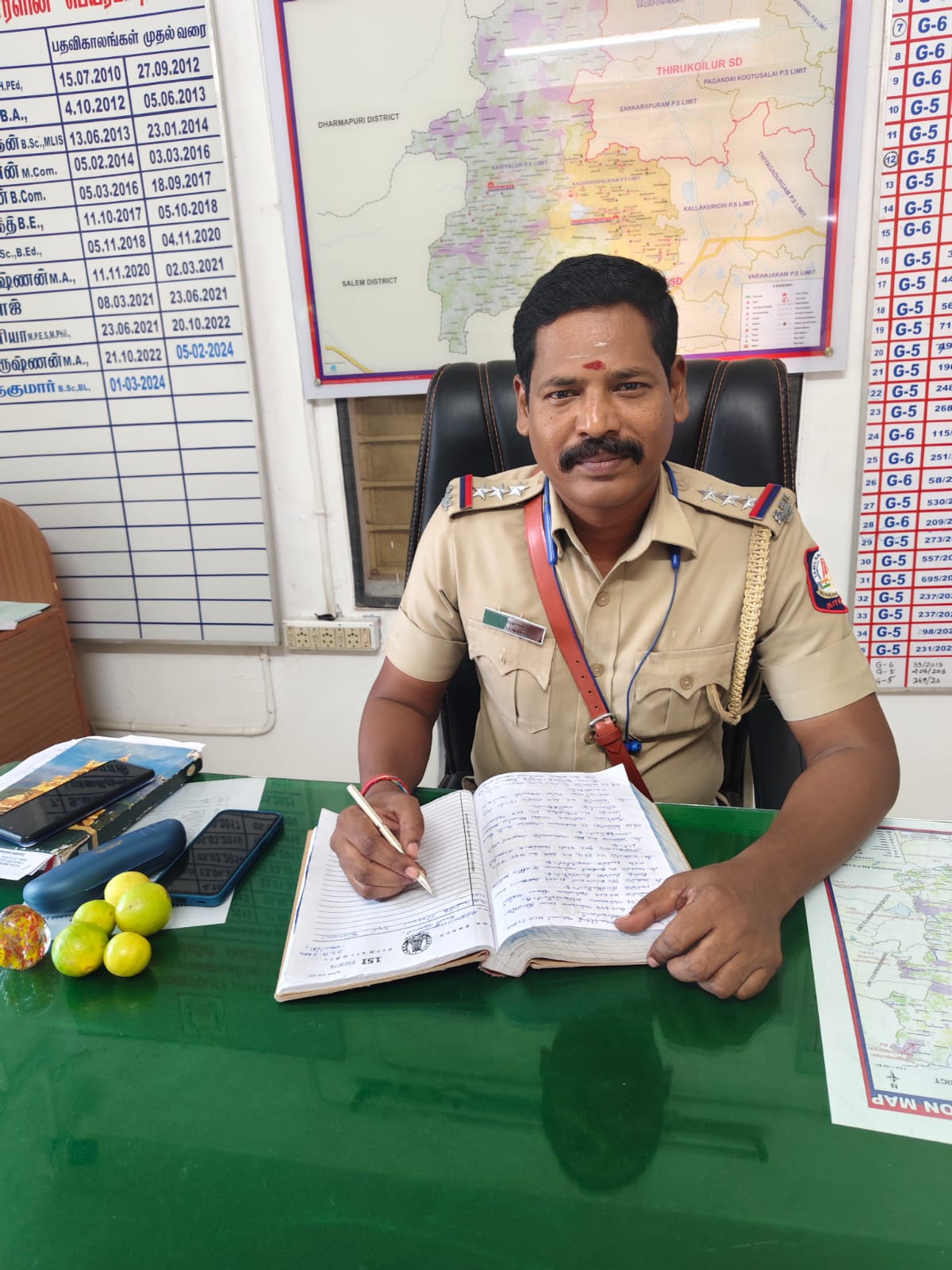 காவல் ஆய்வாளர் பொறுப்பேற்பு!
