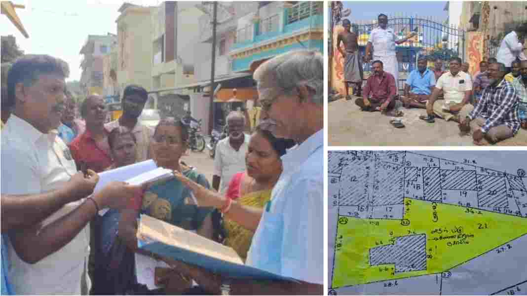 நூற்றாண்டு பழமையான கோவிலை இடிக்க பொதுமக்கள் எதிர்ப்பு