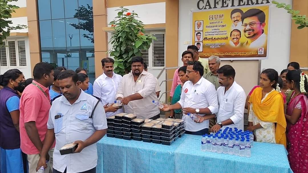 துணை முதல்வர் பிறந்தநாள் – அசைவ விருந்து