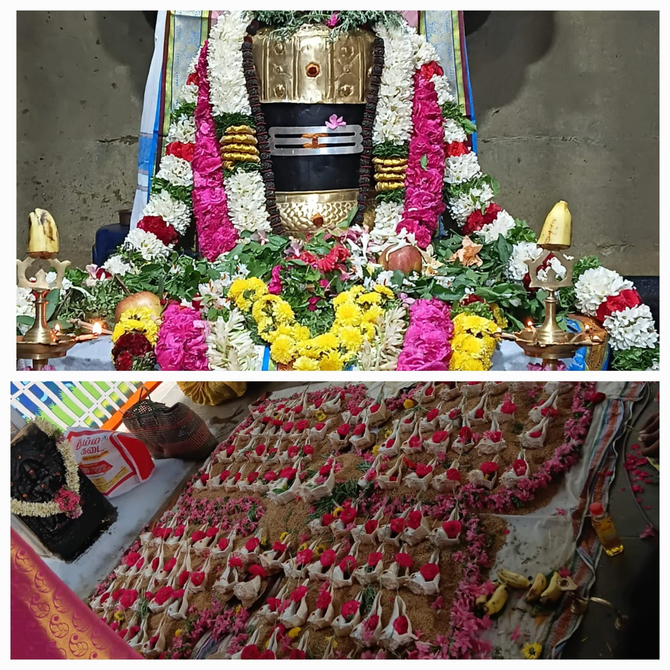 தாராபுரத்தில் கார்த்திகை மாதம் சோமவாரம் முன்னிட்டு சொக்கநாதர் திருக்கோயில் சங்க அபிஷேகம் நடைபெற்றது..