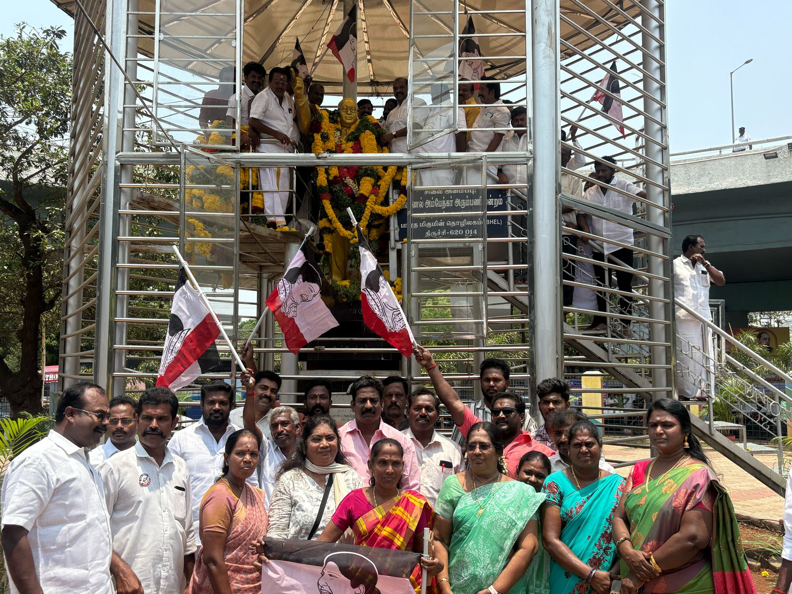 Ambedkar Jayanti celebration by AMMK executives